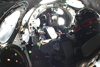 Candies Floating Inside Cockpit